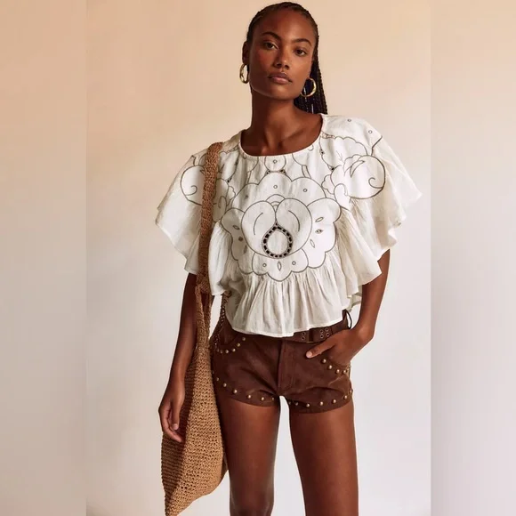 Free People Summer Daydream Cape Top - Picture 1 of 7